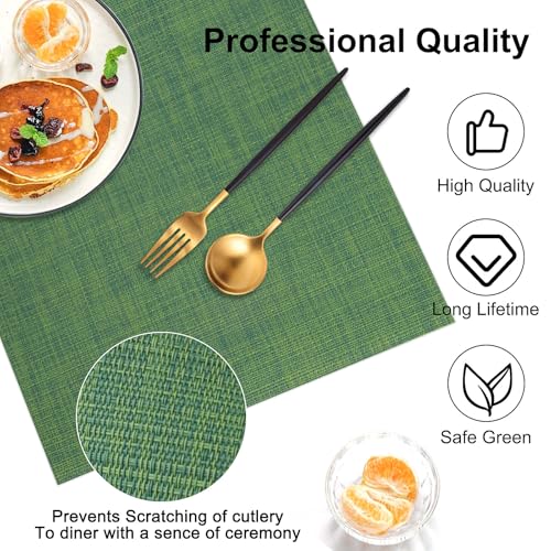 Vinyl Placemats Set of 8 (4 Count)