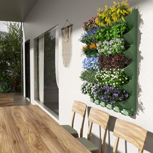 36 Pockets Self Watering Wall Mounted Vertical Planter