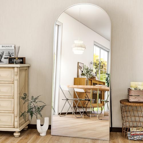 56"x21" Arched Full Length Mirror Floor Mirrors