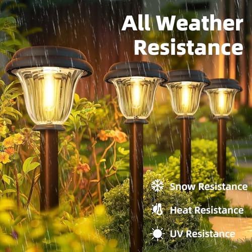 8 Pack Solar Lights Outdoor (8 Count)