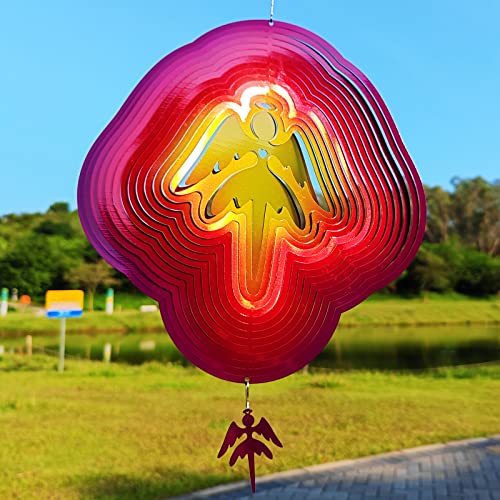 12in Angel Wind Spinner Outdoor Garden Decor Gifts for Women Mom Wife