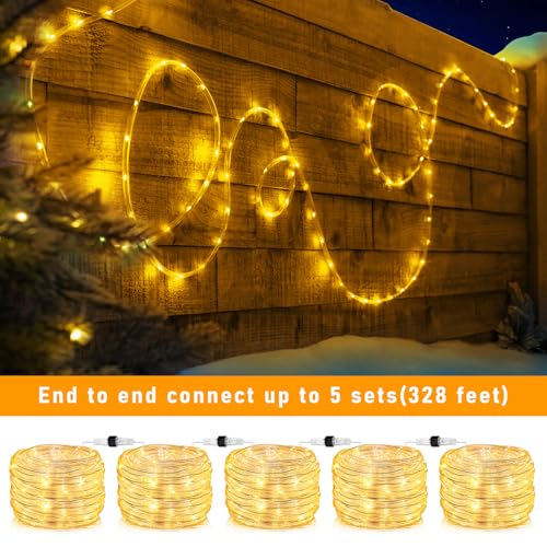 66FT 200 LED Rope Lights for Outside