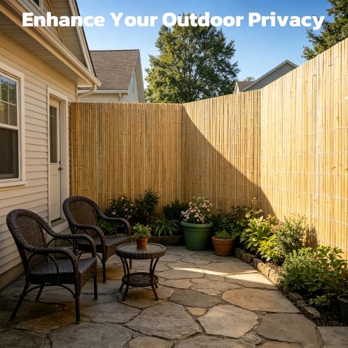 Natural Bamboo Slat Screening (77.57 Sq Ft)