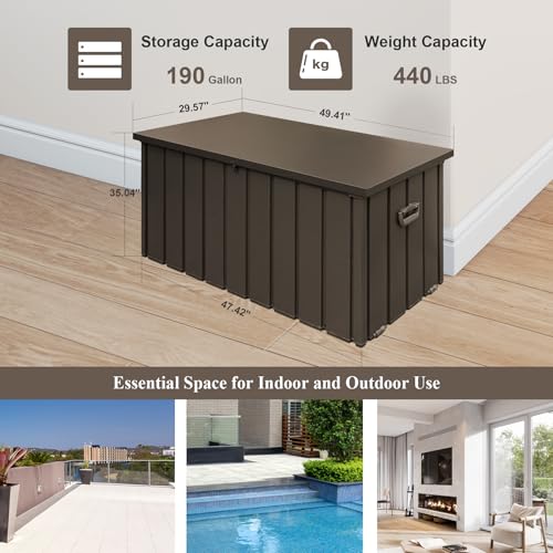Domi Deck Box 190 Gallon