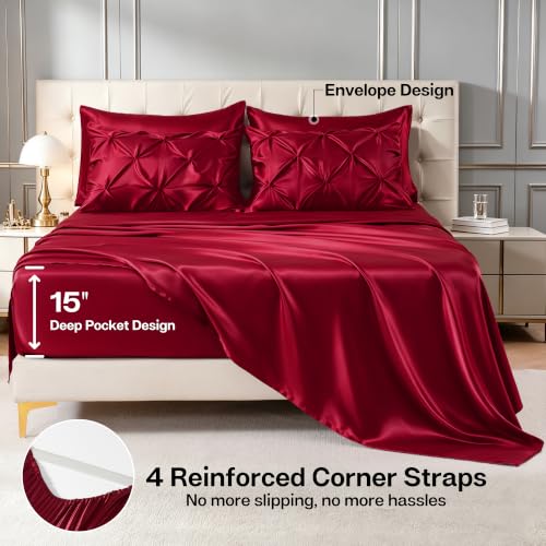 Satin Comforter Set Oversized Queen