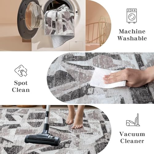 Modern Abstract Entry Rug Kitchen Bedroom Bathroom Door Mat Indoor Entrance 2X3 Front Porch Rugs Washable