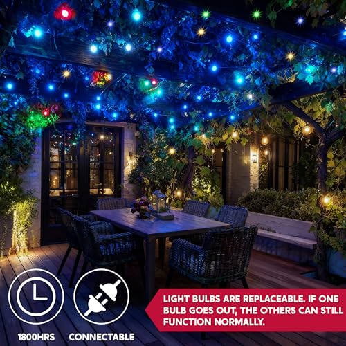 Blue Christmas String Lights (100 Count)
