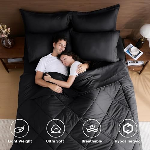 7 Piece Oversized Queen Comforter Set