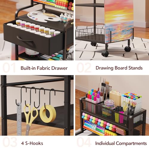 Art cart 3 Tier Rolling Cart