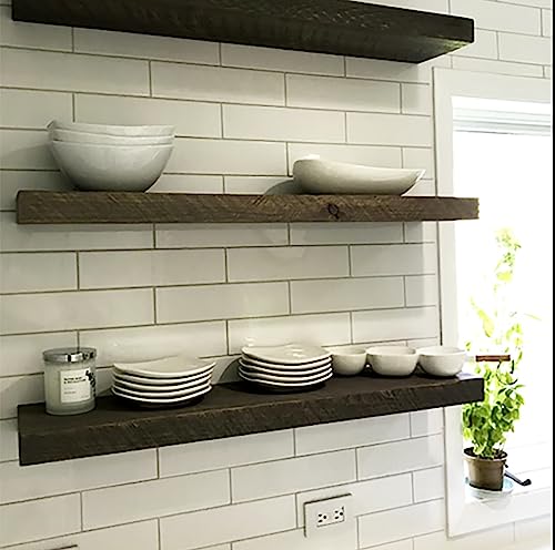 60 inch Wooden Floating Shelves for Wall