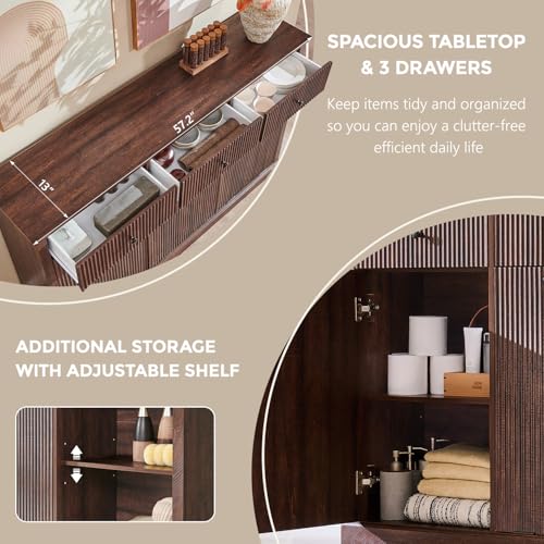Triple Tilt Out Trash Can Cabinet