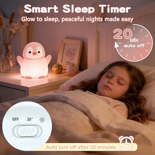 Penguin Night Light for Kids