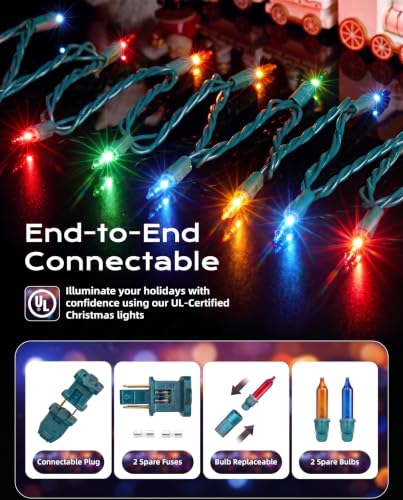 Multicolor Christmas String Lights (100 Count)