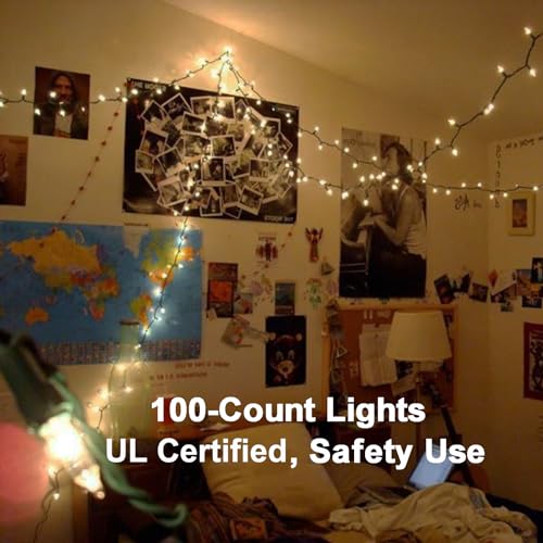 Steady & Twinkle Christmas Lights 100 (100 Count)