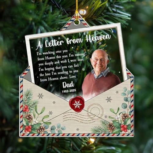 Personalized A Letter from Heaven Acrylic Ornament