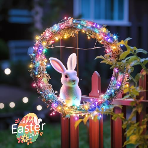 33ft 100 LED Easter Lights for Indoor Outdoor Use (33 Foot)