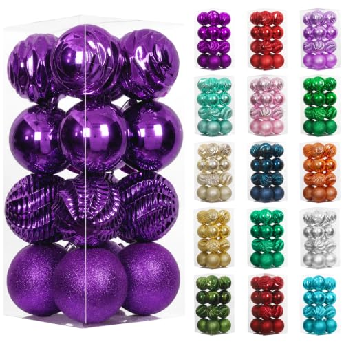 16ct Christmas Balls Ornaments (24 Count)