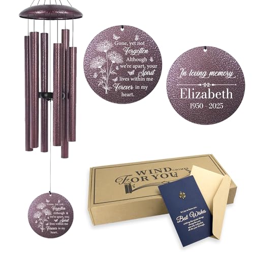 Engraving Wind Chimes for Loss of Loved One