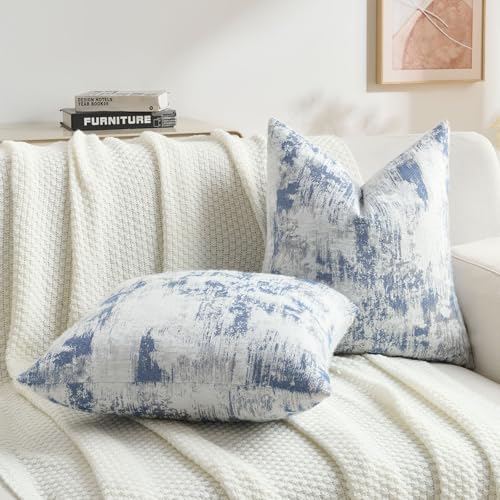 Pack of 2 Faux Cashmere Throw Pillow Covers 16x16 Inch (2 Count)