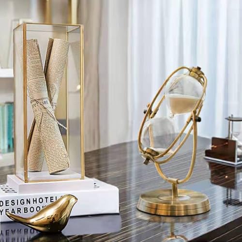 Golden Embossed Hourglass Timer