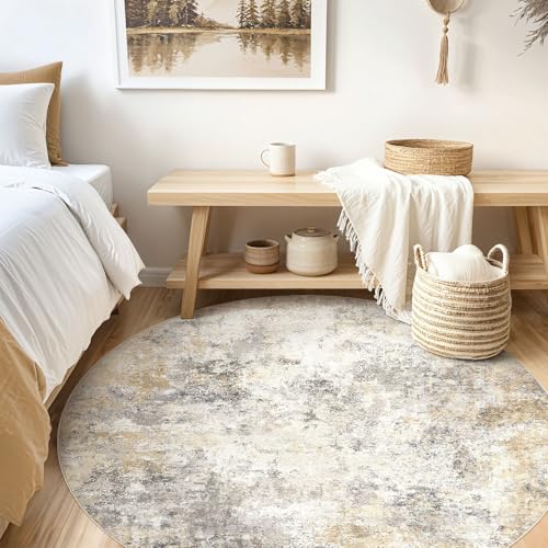 8ft Round Area Rug Living Room Rugs (24 Count)