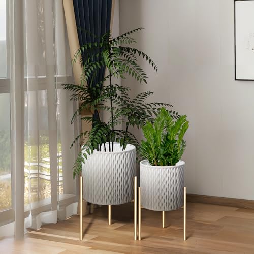 Plants Pots with Stand (2 Count)