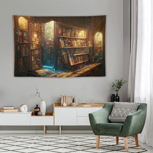 Bookshelf Tapestry