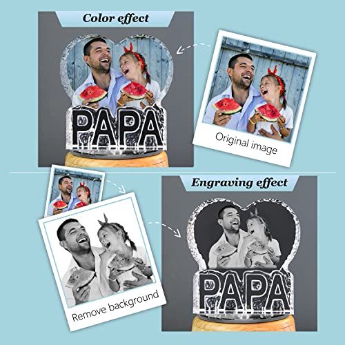 PAPA 3D Crystal Photo