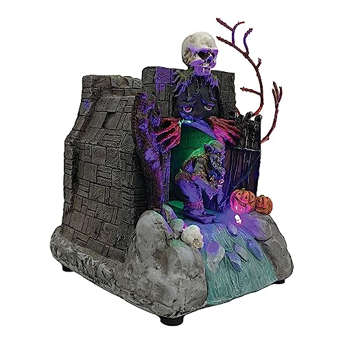 Animated Drainpipe Ghoul Halloween Figurine