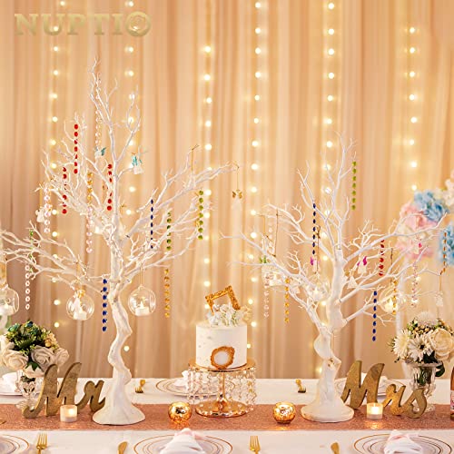 Artificial White Tree Branch for Christmas (2 Count)