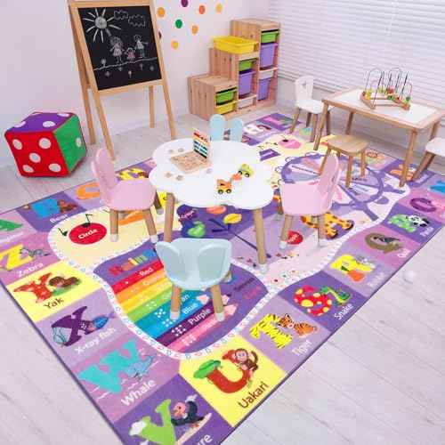 BENRON 6x9 Playroom Rug for Kids Washable