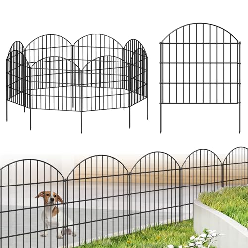 Metal Garden Fence 28 in x 18.7 ft