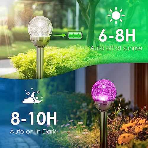 Solar Garden Lights Outdoor (6 Count)