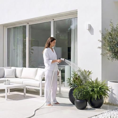 Fiberstone Large Round Planter for Indoor Outdoor Use