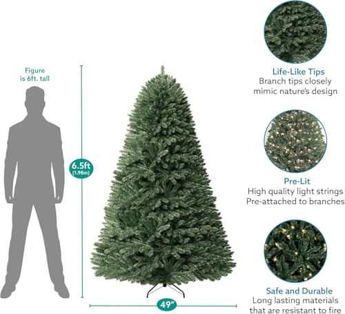 6.5ft Christmas Tree with Lights