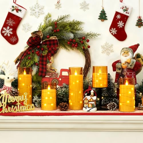 Flickering Flameless Candles (5 Count)