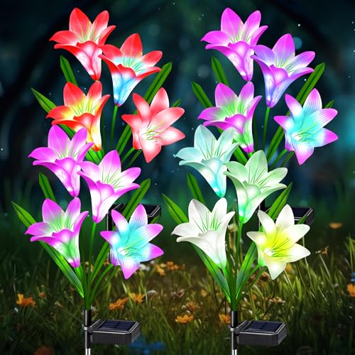 Solar Lights Outdoor Waterproof (4 Count)