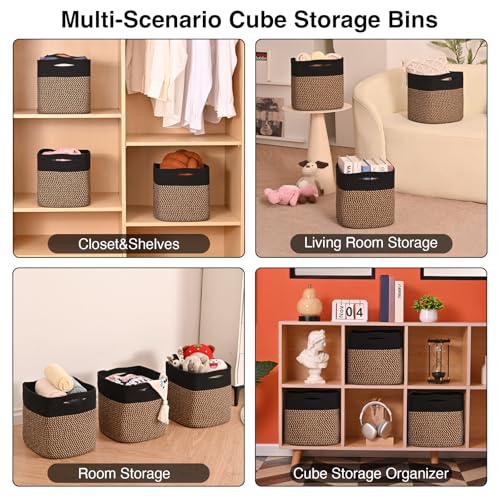 11 Inch Cube Storage Bins (3 Count)