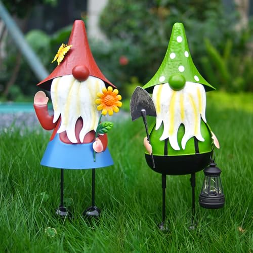 Solar Gnomes Garden Statue (2 Count)