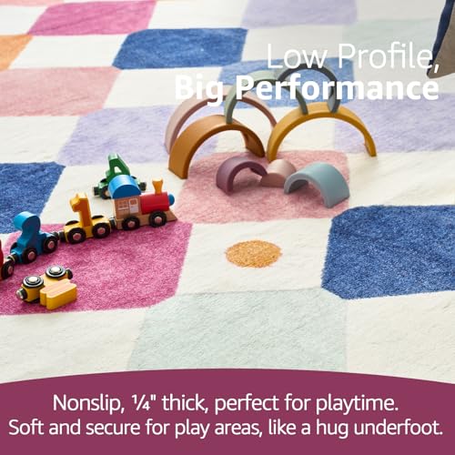 3x5 Washable Playroom Rug Kids Room Nursery Classroom Rug Berries (15 Sq Ft)