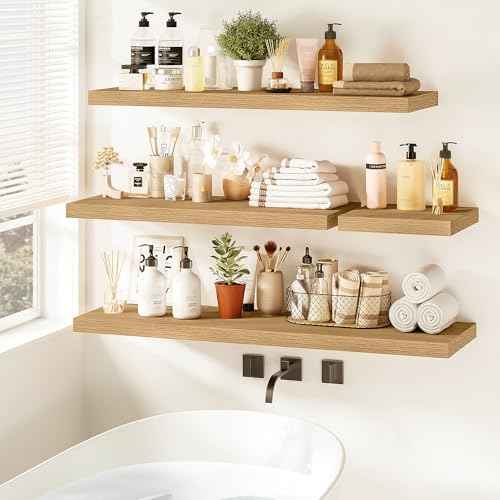 Floating Shelves 9 inch Deep 48”Long Set of 2 (2 Count)