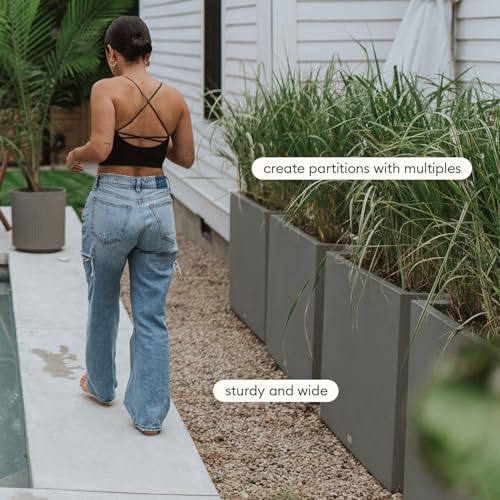 Block Series Span Plastic Planter