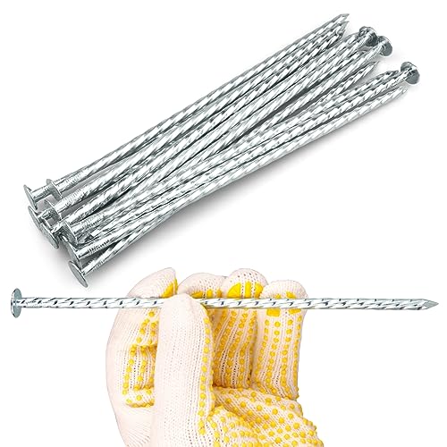 8" Heavy Duty Spiral Landscape Spikes (200 Count)