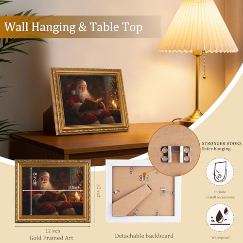 Vintage Gold Framed Wall Art