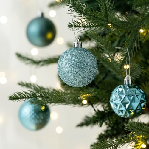50ct Christmas Tree Decorations Ball Ornaments 2.36 Inches (50 Count)