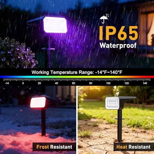 Solar Spot Lights Outdoor (12 Count)