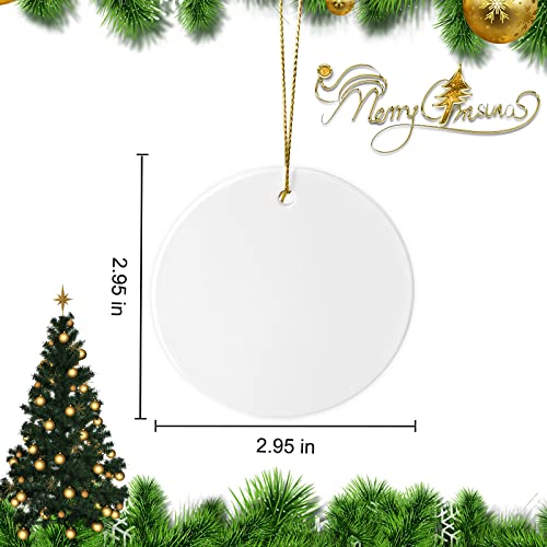 Sublimation Ceramic Ornament Blanks