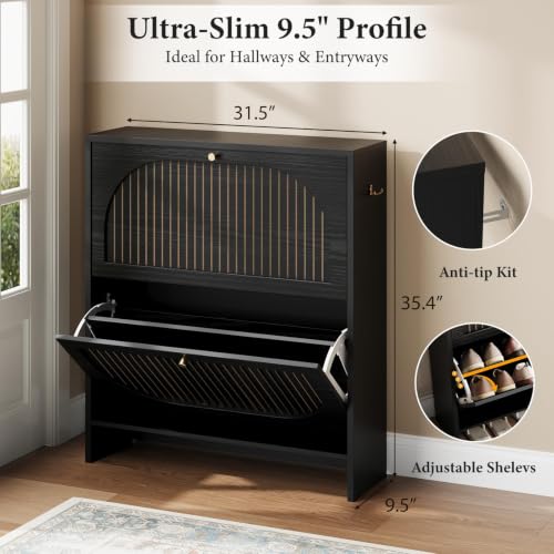 Shoe Cabinet Storage for Entryway