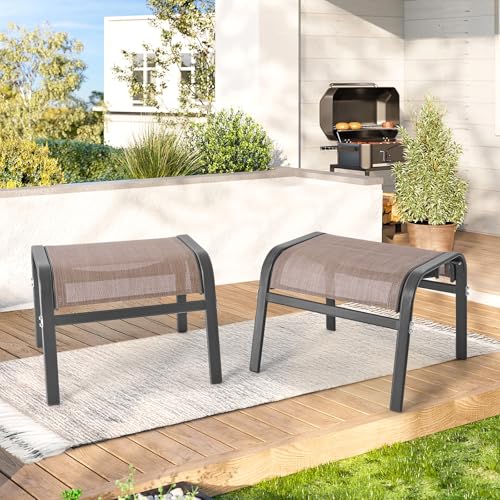 Outdoor Ottoman Set of 2 (2 Count)