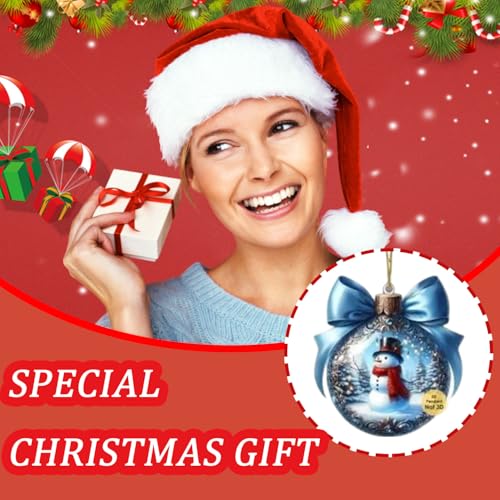 Mtruil Colourful Xmas Ball Shape Christmas Tree Hanging Ornaments 12 Pcs